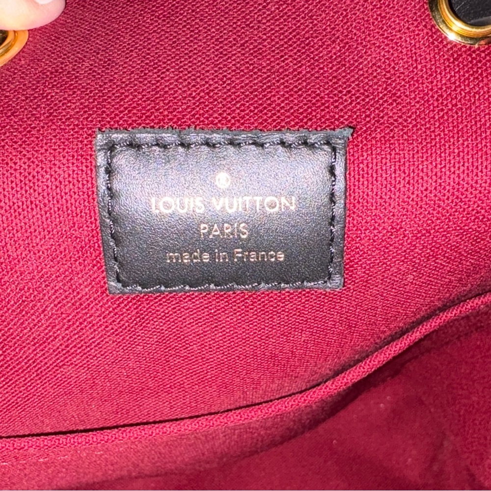 LOUIS VUITTON
Montsouris NM Monogram Canvas Leather Backpack Black - Picture 8 of 10